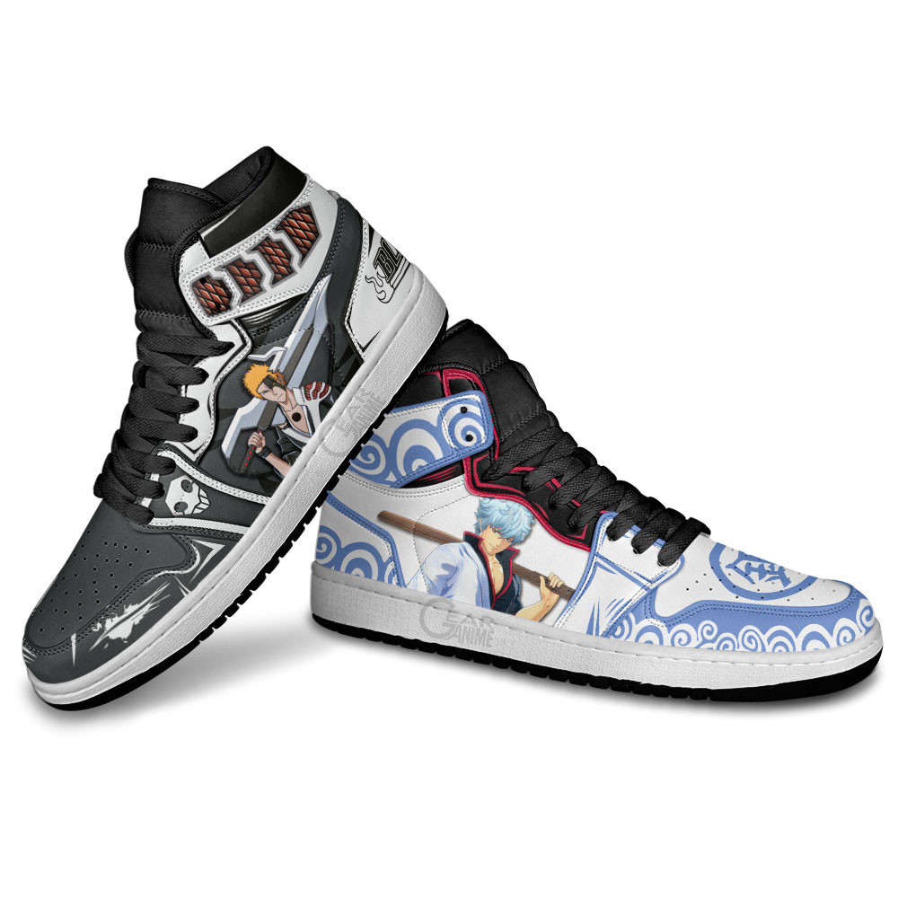 Ichigo Kurosaki and Gintoki Sakata J1 Sneakers - Image 3