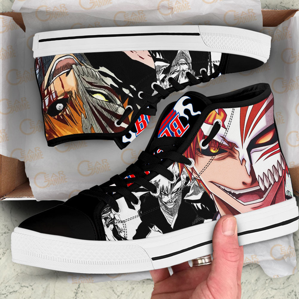 Ichigo Kurosaki High Top Shoes