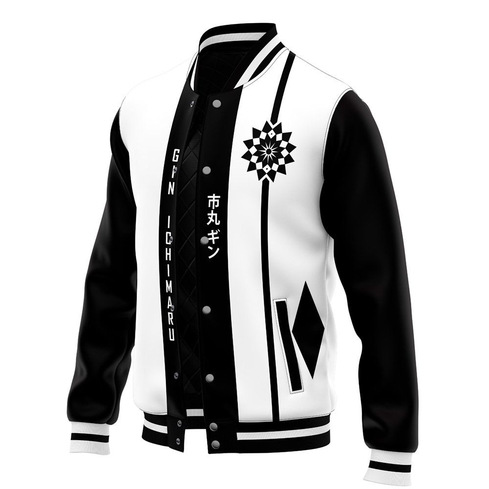 Gin Ichimaru Bleach Varsity Jacket - Image 3