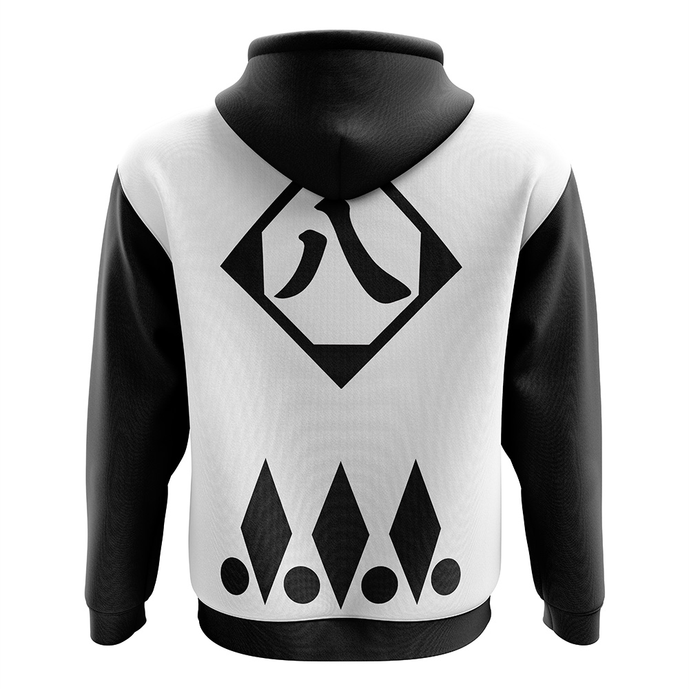 Gotei 13 8th Division Captain Kyoraku Shunsui Bleach Zip Hoodie Jacket - Image 2