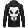 Hallow Mask Bleach Lightweight Hoodie BACK mockup - Bleach Merch