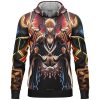 Ichigo True Shikai Bleach Lightweight Hoodie FRONT mockup - Bleach Merch