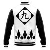 Kaname Tosen Bleach Varsity Jacket BACK Mockup - Bleach Merch