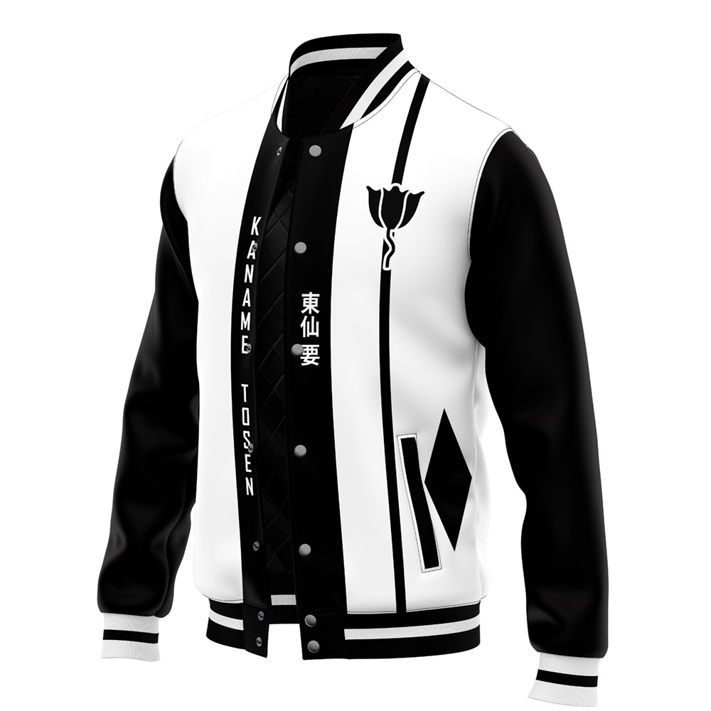 Kaname Tosen Bleach Varsity Jacket - Image 3