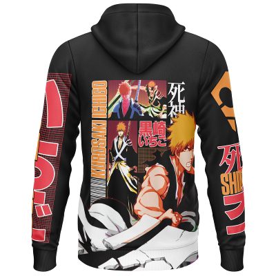 Kurosaki Ichigo V3 Bleach Streetwear 3D Hoodie