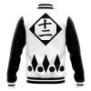 Mayuri Kurotsuchi Bleach Varsity Jacket BACK Mockup - Bleach Merch