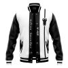 Retsu Unohana Bleach Varsity Jacket FRONT Mockup - Bleach Merch