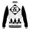 Sosuke Aizen Bleach Varsity Jacket BACK Mockup - Bleach Merch