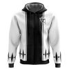 Toshiro Hitsugaya Bleach Zip Hoodie Jacket FRONT mockup - Bleach Merch