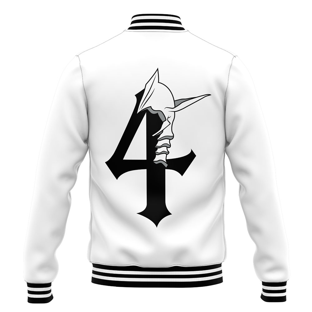 Ulquiorra Cifer Arrancar Espada Bleach Varsity Jacket - Image 4