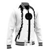 Ulquiorra Cifer Arrancar Espada Bleach Varsity Jacket 3L F LEFT Mockup - Bleach Merch