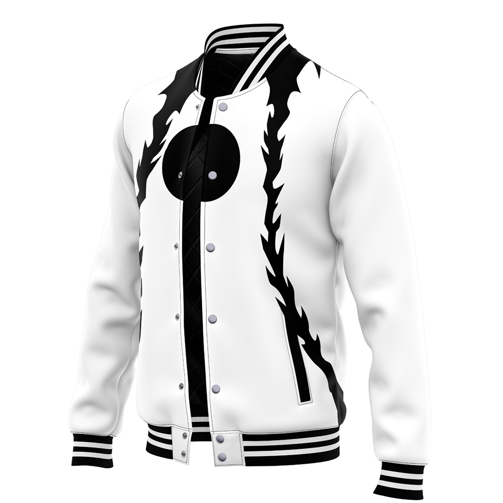 Ulquiorra Cifer Arrancar Espada Bleach Varsity Jacket - Image 3