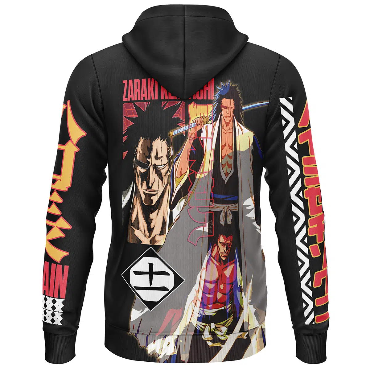 Zaraki Kenpachi V3 Bleach Streetwear 3D Hoodie