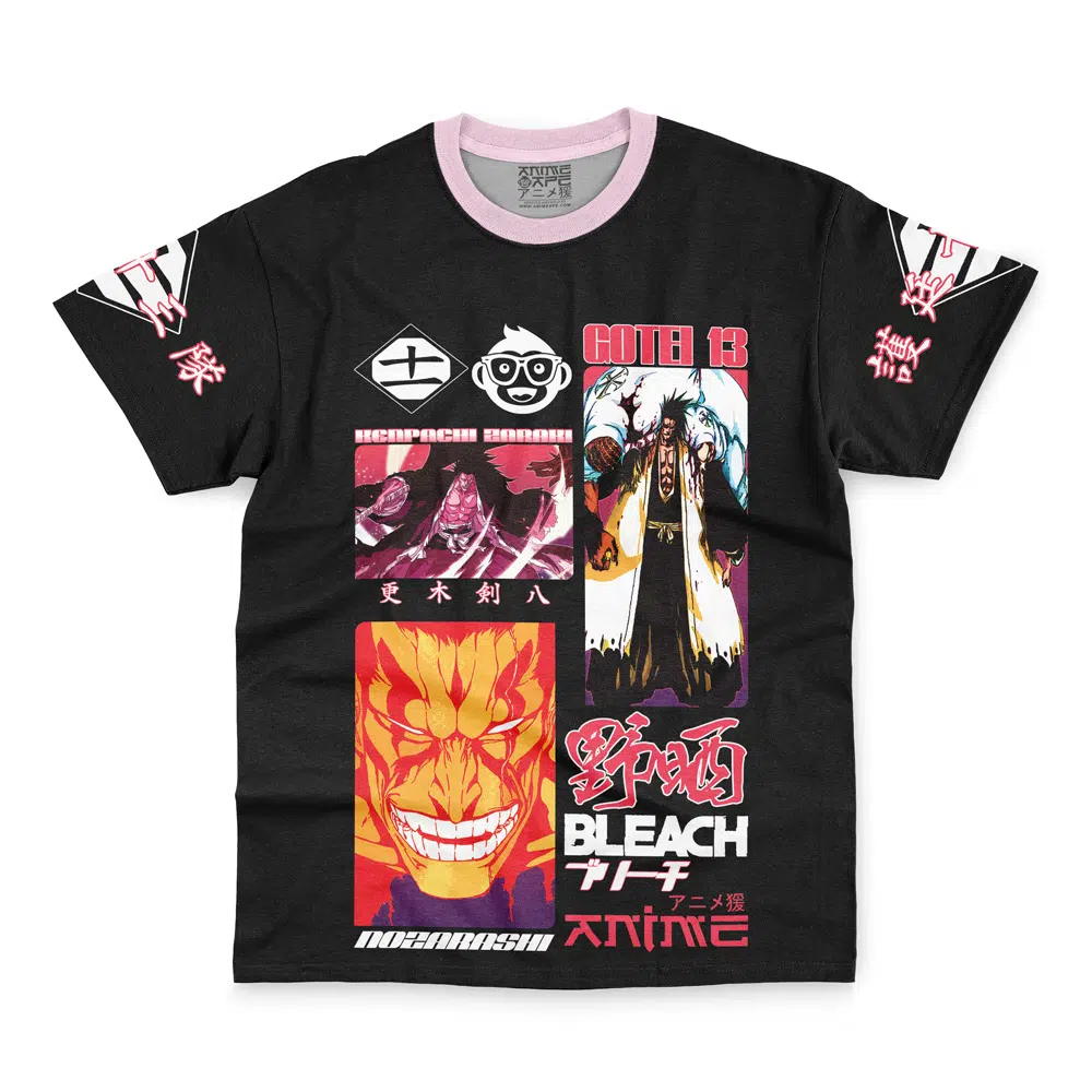 Zaraki Kenpachi V4 Bleach Streetwear T-Shirt - Image 4