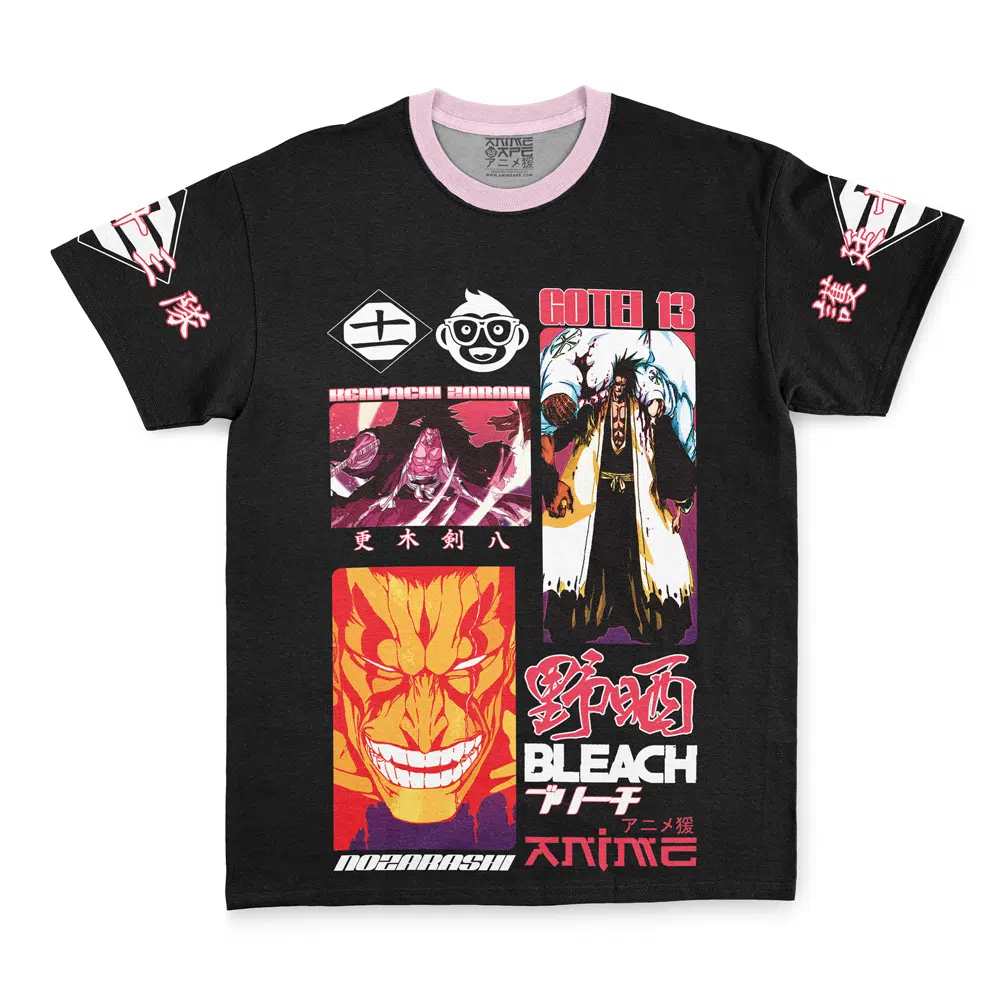 Zaraki Kenpachi V4 Bleach Streetwear T-Shirt - Image 3