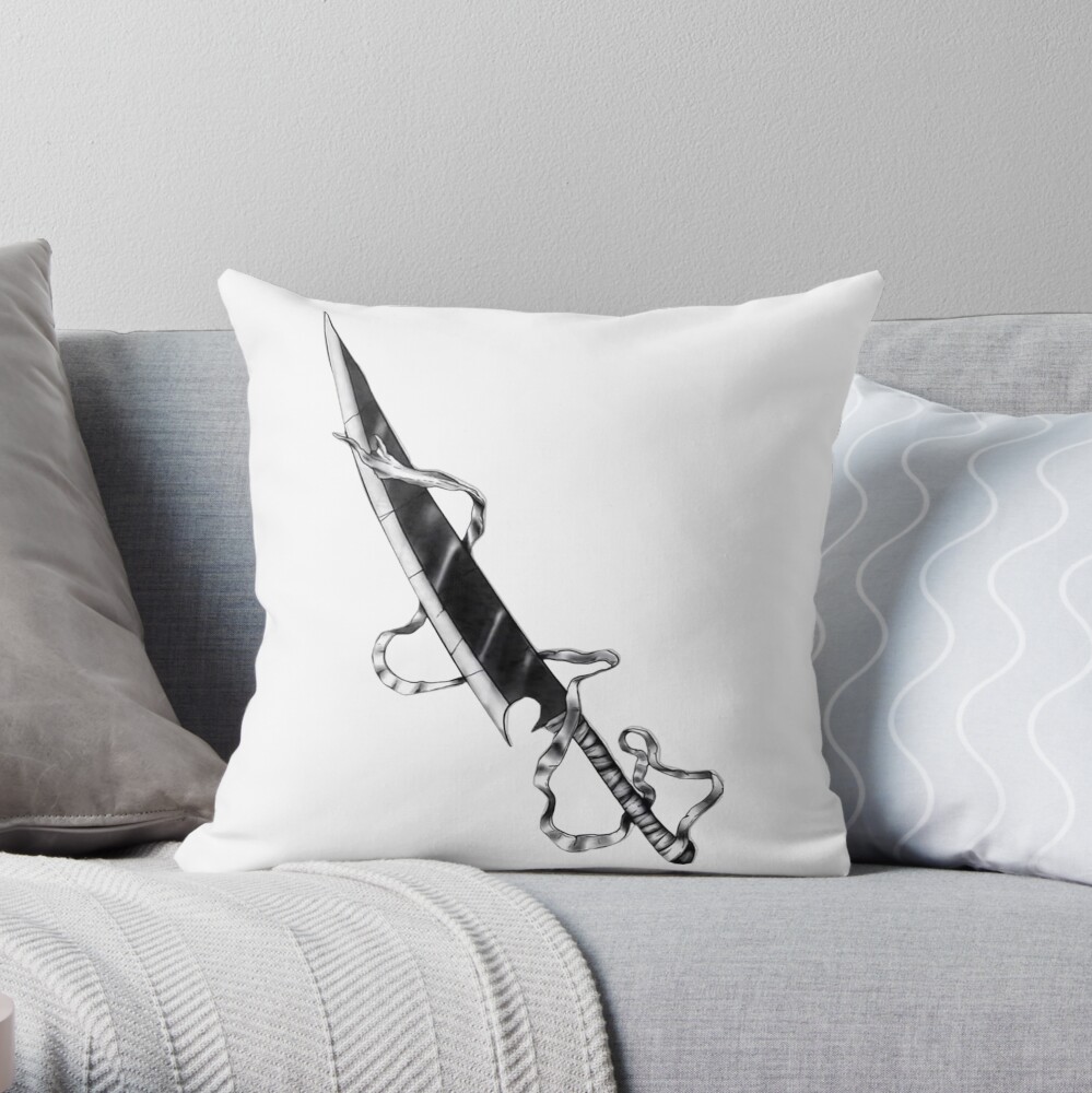 Zangetsu Sword Throw Pillow