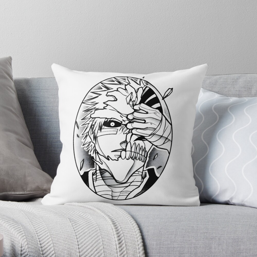 Hollow Half Mask Throw Pillow