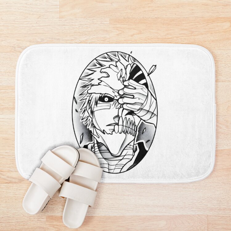 Hollow Half Mask Bath Mat - Image 3