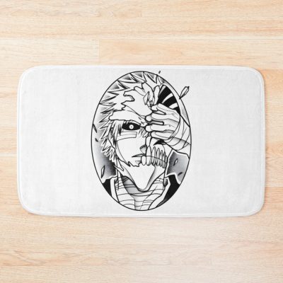 Hollow Half Mask Bath Mat