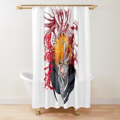 Hollow Half Mask Shower Curtain