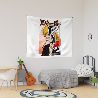 Hollow Half Mask Tapestry