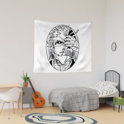 Hollow Half Mask Tapestry