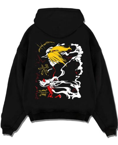 Bleach Hoodie Ichigo Hollow Mask Retro Anime Poster