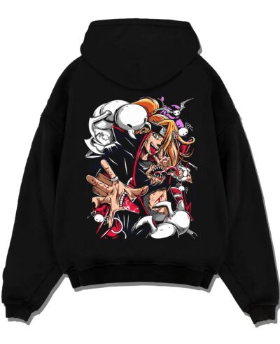 Bleach Hoodie Ichigo Battle Form Hollow Retro Print