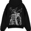 GARSIL A.black hoodie flat back design - Bleach Merch