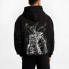 GARSIL B.black hoodie male back view - Bleach Merch
