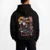 HDEM11 B.black hoodie male back view - Bleach Merch