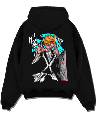 Ichigo Hollow Mask Hoodie Bleach Anime Warrior Jumper