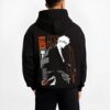 ICHBNK B.black hoodie male back view - Bleach Merch