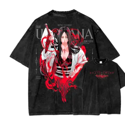 Retsu Unohana Bleach Anime Mineral Wash T-shirt