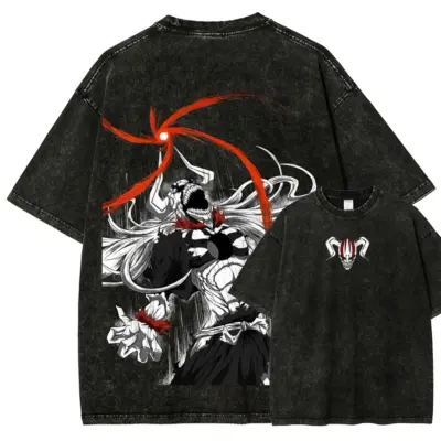 Ichigo Kurosaki Bleach Anime Mineral Wash T-shirt