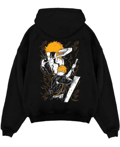 Hollow Ichigo Kurosaki Bleach Bankai Mask Anime Hoodie