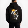 ichigo1 bleach black hoodie male back view - Bleach Merch