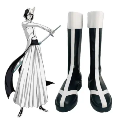 Anime Shoes BLEACH Ulquiorra Cifer Cosplay Boots